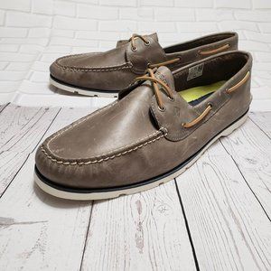 Men's Sperry Top Sider Gray Leeward Sz 16 NWOB